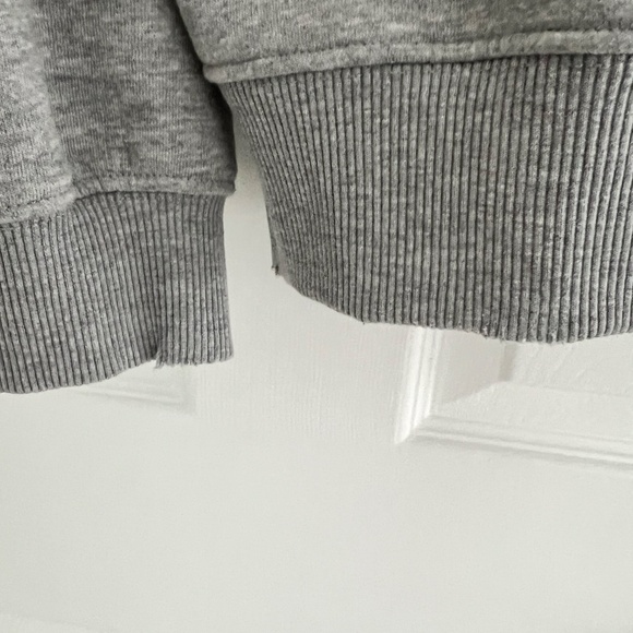 Anine Bing Kenny Sweatshirt Motel Heather Grey - Picture 7 of 10